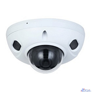 DAHUA DH-IPC-HDBW3241FP-AS-0210B-S2 Уличная мини-купольная IP-видеокамера 2Мп, 1/2.8” CMOS, объектив 2.1мм, видеоаналитика, микрофон, ИК 30м, IP67, IK10, металл