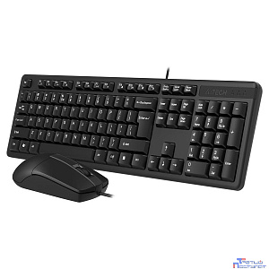 Клавиатура + мышь A4Tech KK-3330 клав:черный мышь:черный USB [1530249]