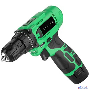 Дрель-шуруповерт аккумуляторная Zitrek Green Li Plus, 12В, 1x1.5Ач [083-1021]