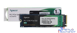 M.2 2280 1TB Apacer AS2280P4U Client SSD AP1TBAS2280P4U-1 PCIe Gen3x4 with NVMe