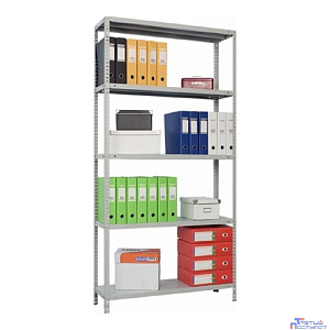 Стеллаж MS 185/100х40/4 (Размеры внешние (ВхШхГ) 1850х1000х400 мм, 4 полки, с единой стойкой) [S24199154402]