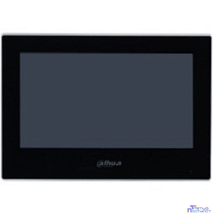 DAHUA DHI-VTH2621G-WP Видеодомофон IP 7 дюймовый с WiFi 2.4ГГц, черный, ёмкостной сенсорный экран, питание DC 12В/PoE