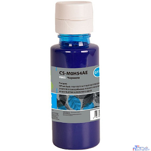 Чернила Cactus CS-M0H54AE GT52 голубой 70мл для HP Ink Tank 110/115/116/118/310/315/316/318/319/515/
