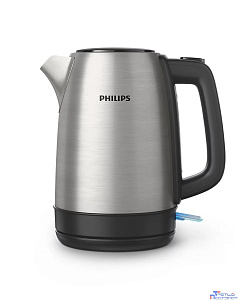 PHILIPS HD9350/90 Чайник, 1.7л, 2200Вт,  серебристый/черный