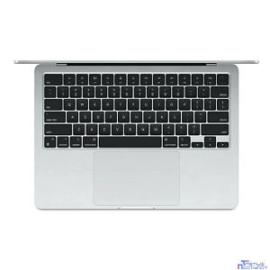 Apple MacBook Air 13-inch 2025 [MW0X3LL/A] (КЛАВ.РУС.ГРАВ.) Silver 13.6" Liquid Retina {(2560x1600) M4 10C CPU 10C GPU/16GB/512GB SSD/рекоменд.переходник 1991284/11065944} (A3240) (США)