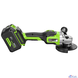 Greenworks GD24AG 24В Угловая шлифовальная машина акк, б/щет, 125 мм, 10500 об/мин,1х8Ач,ЗУ,кор [3200207CUH]
