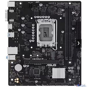 ASUS PRIME H610M-R-SI (Socket 1700, mATX, 2xDDR5(96GB), DP/VGA/HDMI, 1xPCIe 4.0x16/1xPCIe 3.0, 1xLAN, 4xSATA 6Gb/s, 1xM.2, 2xUSB 3.2, 2xUSB 2.0, 2xPS/2)