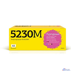 T2  TK-5230M Тонер-картридж для Kyocera ECOSYS M5521cdn/M5521cdw/P5021cdn/P5021cdw (2200 стр.) пурпурный, с чипом