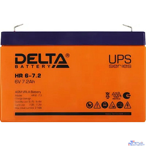Delta HR 6-7.2 (7.2 А\ч, 6В) свинцово- кислотный аккумулятор
