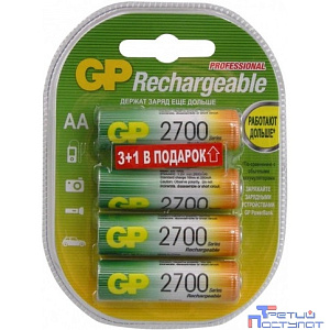 удалено аналог 1699745 !!!!  Аккумулятор GP 270AAHC3/1-2CR4 AA, (4 шт в уп)  1699745
