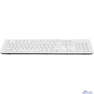 Клавиатура Oklick 505M белый USB slim {1196547}