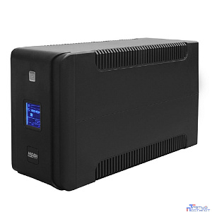 ИБП HIDEN EXPERT ULS2000C 2000ВА/1200Вт {Линейно-интерактивный,4xSchuko+2xIEC C13 LCD, USB,встроенные АКБ 2x12B/9Ач}