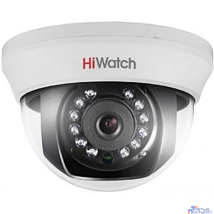 HiWatch DS-T591(C) (2.8 mm) 5Мп внутренняя купольная HD-TVI камера с ИК-подсветкой до 20м