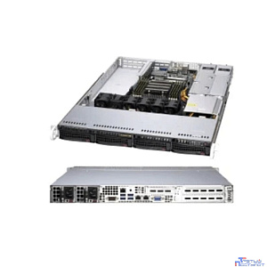 Supermicro AS -1014S-WTRT Корпус компьютерный 1U Single AMD EPYC™ 7002 Series Processor/8 DIMMs up to 2TB/2 PCI-E 4.0 x16/4 Hot-swap 3.5" SATA3/2x 10GBase-T LAN/2x 10GBase-T LAN