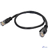 Cablexpert Патч-корд медный UTP PP10-0.5M/BK кат.5, 0.5м, литой, многожильный (черный)