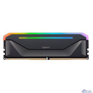 Оперативная память Apacer  DDR5  32GB  5600MHz DIMM NOX RGB Black Gaming Memory (PC5-41600) CL40 1.25V (Retail) 2048*8  Heat Sink (Retail) 3 years (AH5U32G56C522NBAA-1)