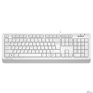 Клавиатура A4Tech Fstyler FKS10 белый/серый USB [1530198]