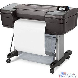HP DesignJet Z9+ PS (24",9 colors, pigment ink, 2400x1200dpi,128 Gb(virtual),500 Gb HDD, GigEth/host USB type-A,stand,single sheet and roll feed,autocutter, PS, 1y warr)