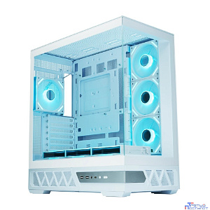 Корпус XASTRA Q700 7ARGB-FS-C10-UC White ATX/Aquarium/Screewless/7x120mm ARGB PWM Daisy Chain FS fans/Argb+PWM HUB 10port/Type C / Q700-7FS12A-C10-UC-WH