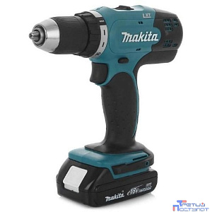 Makita DDF453SYX5 Дрель ак,{18В,1х1.5Ач Li-ion,БЗП-13мм,0-400\1300об\м,42\27Нм,1.8кг,кор}