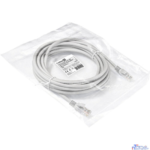Exegate EX290422RUS Патч-корд LSZH UTP-RJ45-RJ45-5e-10M-LSZH-GY, UTP, cat.5e, 10м, серый