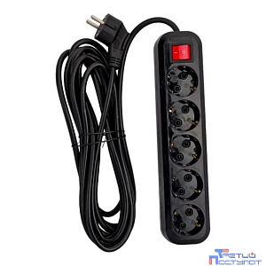 5bites SP5B-350 Сетевой фильтр 5S / 3*1.5MM2 / 16A / ABS / 5M / BLACK