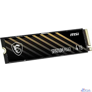 Твердотельный накопитель SSD MSI M.2 4TB PCIe 4.0 NVMe SPATIUM M461