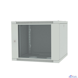 Шкаф настенный 19", 9U Filum FL-WB-0966GM-GY Wall Box (ШхГхВ) 600x600x490 мм, дверь стеклянная, цвет серый RAL7035