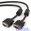 Gembird/Cablexpert CC-PPVGA-5M-B, Кабель VGA Premium , 15M/15M, 5.0м,черный,тройной экран, феррит.кольца