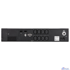 PowerCom Smart King Pro+ SPR-2000 LCD ИБП {Line-Interactive, 2000VA / 1600W, Rack/Tower, 8xC13 + 1xC19, Serial+USB, SmartSlot} (1152577)