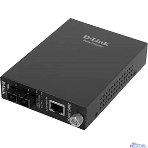 D-Link DMC-300SC/D8A Медиаконвертер с 1 портом 10/100Base-TX и 1 портом 100Base-FX с разъемом SC для многомодового оптического кабеля (до 2 км)