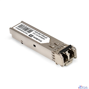 Exegate EX298329RUS Трансивер SFP EXT-1G-MM850-LC2-550M (1000Base-SX для многомодового оптического кабеля, 1,25 Гбит/с, Tx:850/Rx:850 нм, до 550 м, разъем Duplex LC)