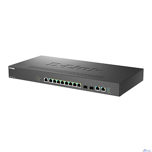 D-Link DMS-1250-12TP/A1A/6KV Управляемый L2 коммутатор с 8 портами 100/1000/2.5GBase-T, 2 портами 10GBase-T и 2 портами 10GBase-X SFP+ (8 портов PoE 802.3af/at, PoE-бюджет 240 Вт)