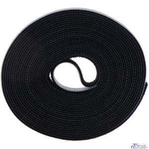 Hyperline WASNR-5x9-BK Лента (липучка) в рулоне, ширина 9 мм, длина 5 м, черная