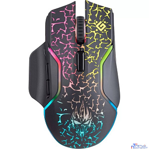 Беспроводная игровая мышь Defender Oneshot GM-067 черный,LED,7D,300 мАч, 3200dpi  [52067]