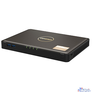 Сетевое хранилище без дисков/ SMB QNAP TBS-464-8G NAS  4-bay M.2 NVMe, Intel Celeron N5105 4-core/4-thread 2.0-2.9 GHz, 8 GB DDR4, 2 x 2.5 GbE, 2xUSB 3.2 Gen 1 port, 3xUSB 2.0 port, 2xHDMI Output