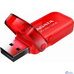A-DATA Flash Drive 32Gb UV240, USB 2.0, Красный AUV240-32G-RRD