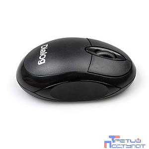 Мышь MROC-10U Dialog Comfort RF 2.4G Optical - 3 кнопки + ролик прокрутки, USB, черная
