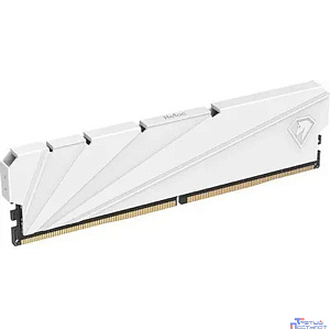 Модуль памяти DDR4 Netac Shadow II 16GB 3200MHz CL16 1.35V / NTSSD4P32DP-16W / White / with radiator