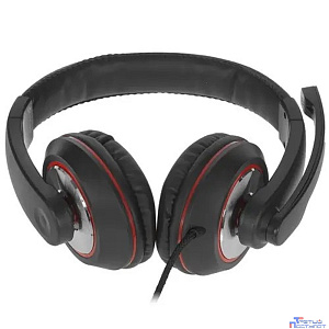 Oklick HS-L390G DRAGON черный/красный 1.8м мониторные оголовье (1100413)