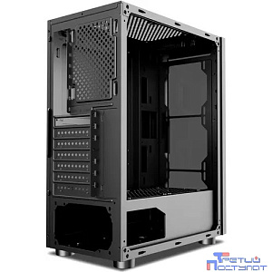 Корпус  Formula CL-3301B  TG черный   , без БП, ATX   1x120 2xUSB2.0 1xUSB3.0 audio bott PSU