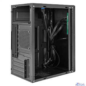 Exegate EX299267RUS Корпус Minitower ExeGate BAA-408U-UNS500 (mATX, БП UNS500 с вент. 12см, 2*USB+1*USB3.0, HD Audio, черный)