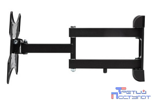 REXANT Кронштейн для телевизора 17"-42", наклонно-поворотный  REXANT чёрный {17"-42" Максимальная нагрузка: 30 кг VESA: 75х75, 100х100, 200х200  мм}