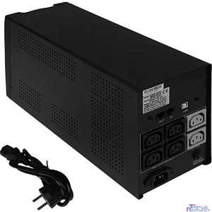PowerCom Imperial IMD-2000AP ИБП {Line-Interactive, 2000VA / 1200W, Tower, 6 xC13: 4  с резервным питанием + 2 с фильтрацией, LCD, USB} (507313)