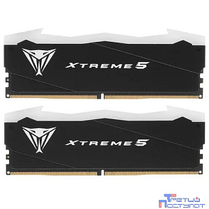 Память DDR5 2x16Gb 8000MHz Patriot PVXR532G80C38K Viper Xtreme 5 RGB RTL Gaming PC5-64000 CL38 DIMM 288-pin 1.45В с радиатором Ret