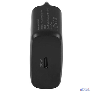 Cablexpert зарядное устройство 20Вт GaN, 3А, QC4.0/PD, 1xType-C, черный, пакет (MP3A-PC-60)