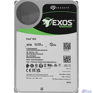 20TB Seagate Exos X24 (ST20000NM002H) {SATA 6Gb/s, 7200 rpm, 512mb buffer, 3.5"}