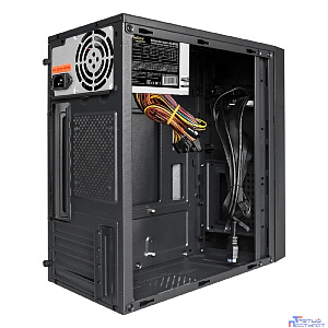 Exegate EX291273RUS Корпус Minitower ExeGate BAA-109U2-AAA400 (mATX, AAA400 8см, 2*USB+2*USB3.0, аудио, черный)