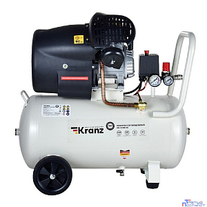 Kranz (KR-16-1153) Компрессор воздушный KR-2200/50, 2200Вт, 400 л/мин, 50л