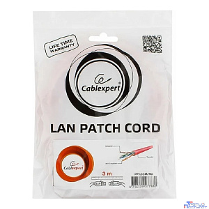 Cablexpert PP12-3M/RO Патч-корд UTP  кат.5e, 3м, литой, многожильный (розовый)